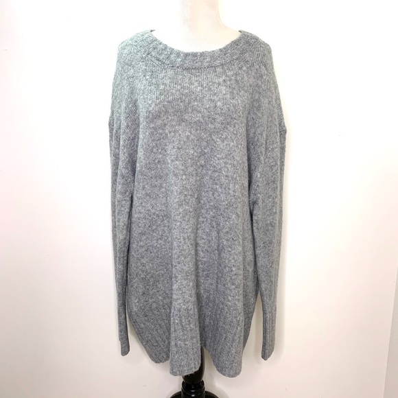Zara Sweaters - Zara Knit Oversized Crewneck Long Sweater